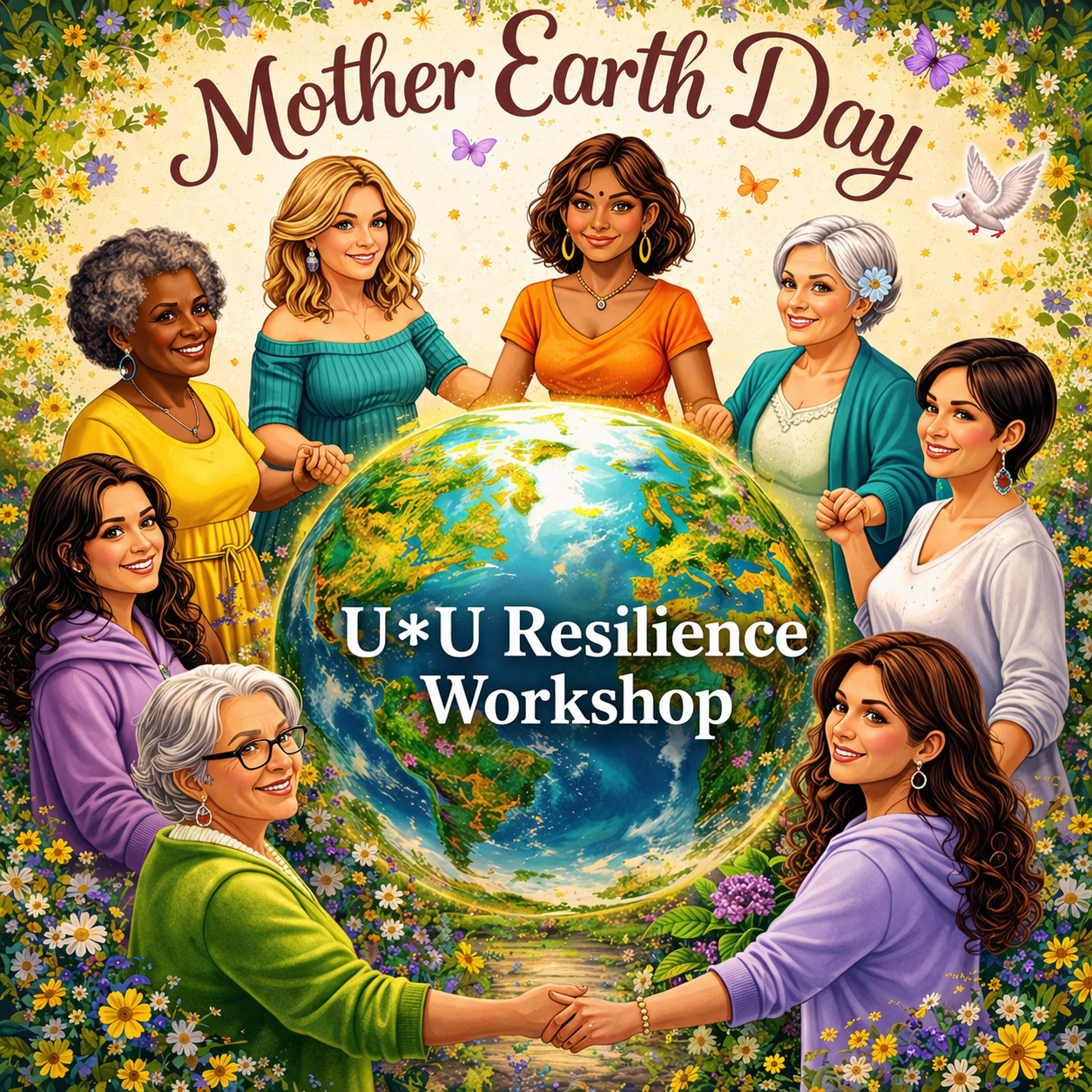 AI-generated image Mother Earth Day