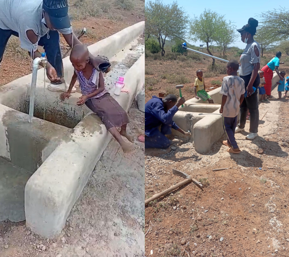 Kenya - water connection point